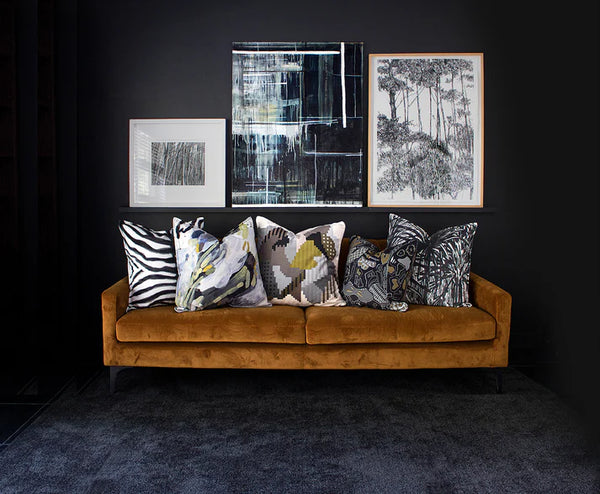 Aureum Zebra Velvet Scatter Cushion