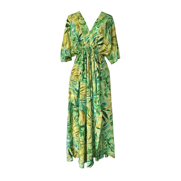 Wanderland Foliage Kaftan Dress Maxi