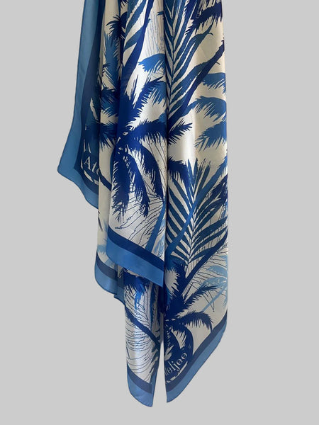 Luxe Silky wrap | Paradiso Blue