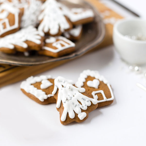 Gingerbread Village cookies