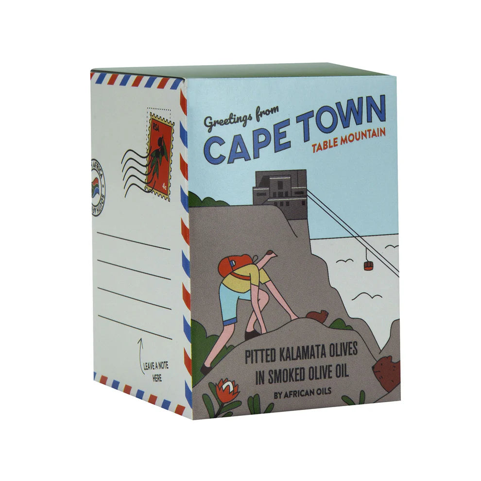 Greetings from Cape Town – Table Mountain olives