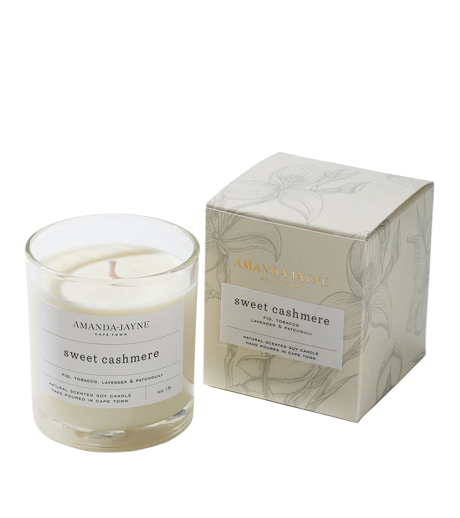 Amanda Jayne Sweet Cashmere Glass Candle