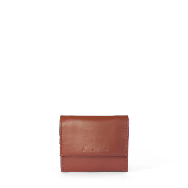 Billie Leather Small Trifold Wallet - Cider Tan