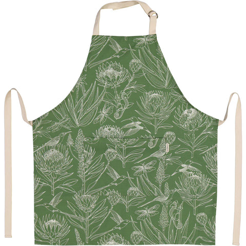 Aprons (Pocket) / Bloom Essence (Cream on Olive)