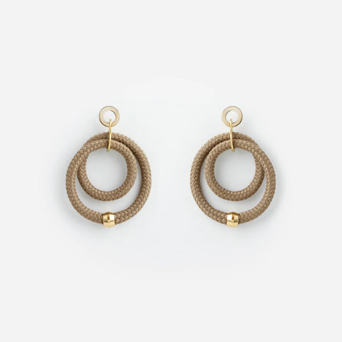 Arista earrings in Khaki