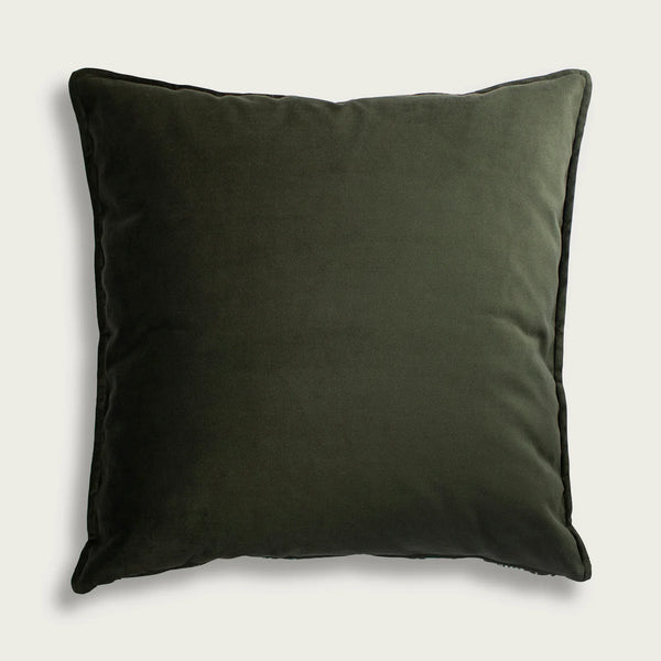 Aureum Leopard Ebony Ivory Velvet Scatter Cushion