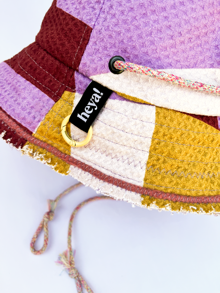 Microfibre bucket hats - Mustard