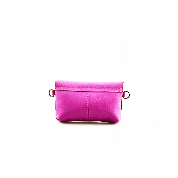 Alfi Micro Leather Crossbody - Purple Orchid