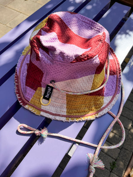 Microfibre bucket hats - Mustard