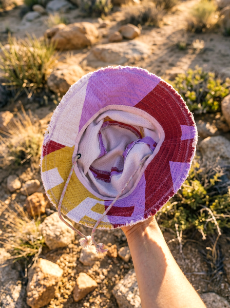 Microfibre bucket hats - Mustard
