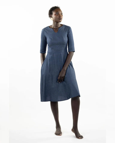 Khloe dress - Denim