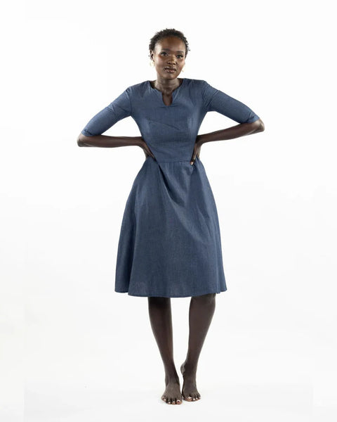 Khloe dress - Denim