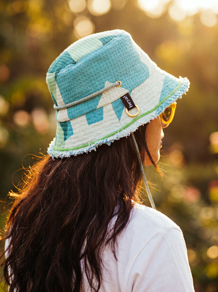 Microfibre bucket hats - Green