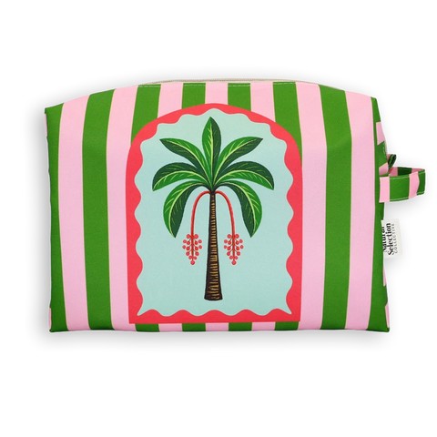 Mirage Palm Green - Toiletry Bag
