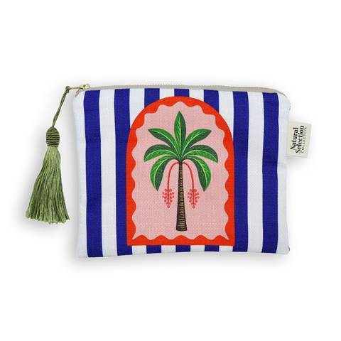 Mirage Palm Blue - Coin purse