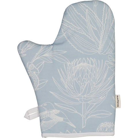 Oven Gloves (Single) / Bloom Essence (Cream on Sky Blue)