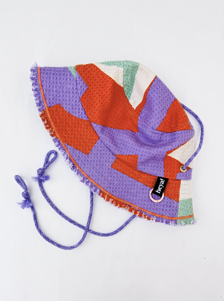Microfibre bucket hats - Purple