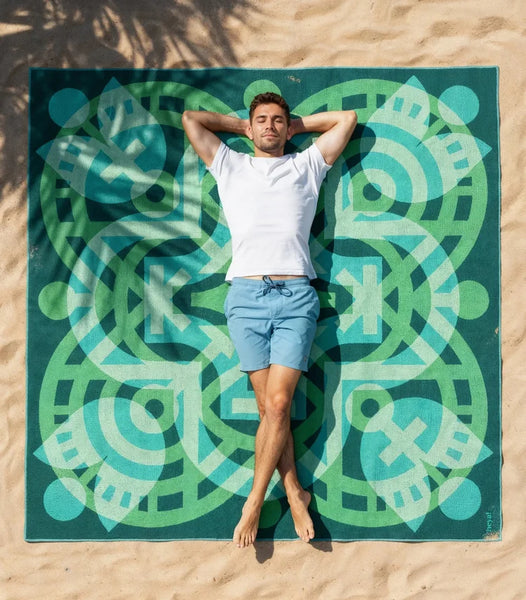 Afri Flora Microfibre Beach Blanket