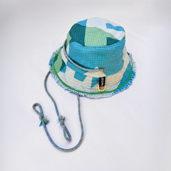 Microfibre bucket hats - Green