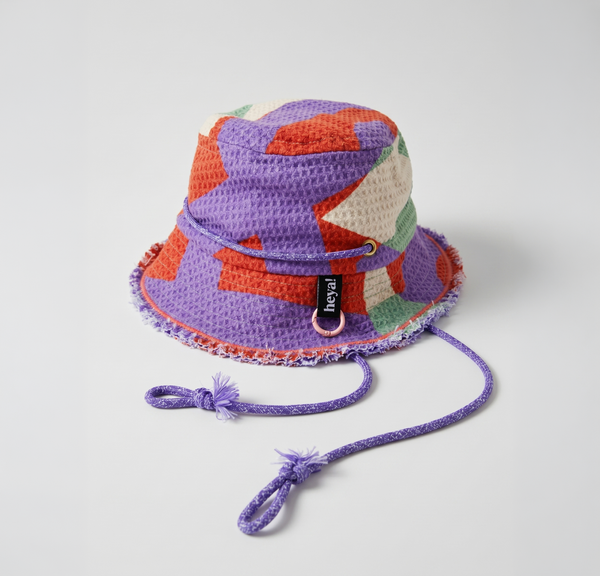 Microfibre bucket hats - Purple