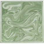 Tavola Biodegradable napkins - Marble in Green