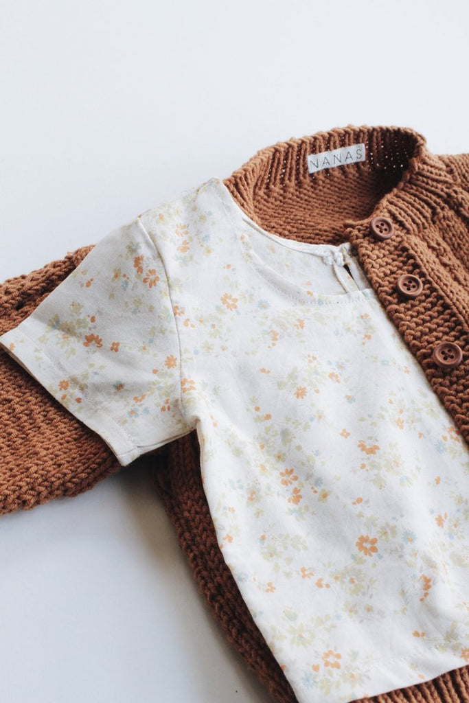 Nanas Rusty cotton cardi