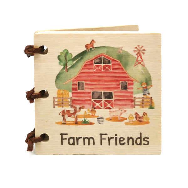 Farm Friends Wooden book