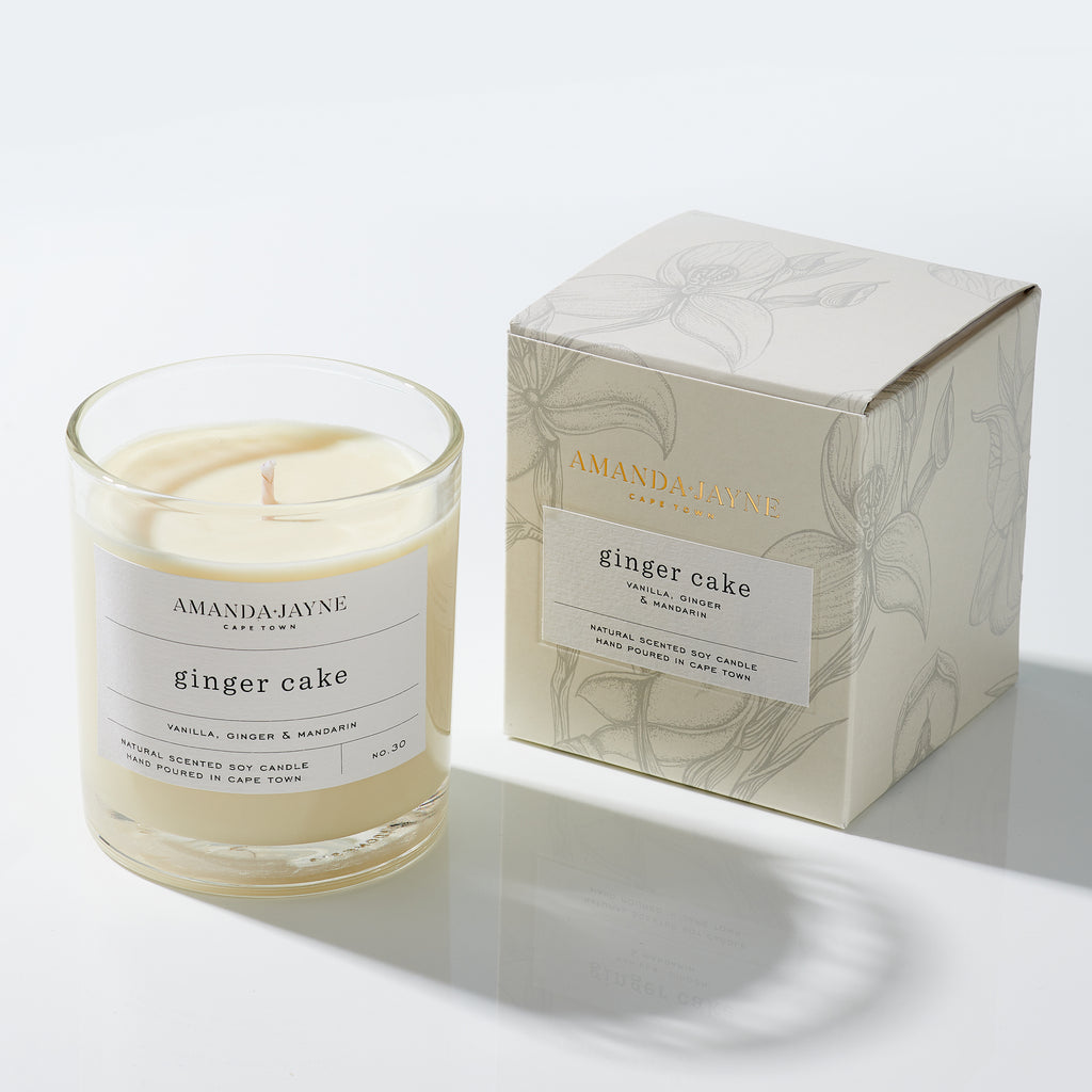 Amanda Jayne Ginger Cake Glass Candle