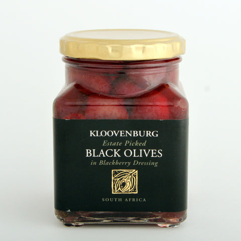 Kloovenburg Black Olives in Blackberry Dressing