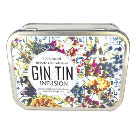 Gin Botanics in a tin - Ingredients design