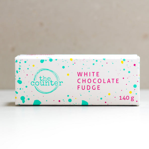 The Counter White Chocolate Fudge 140g
