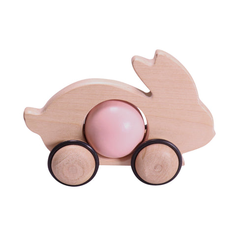 Pink Bunny Push Toy