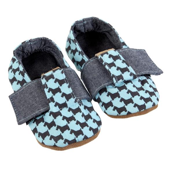 Myang T-Bar / Boys - Teal and Navy Scottie