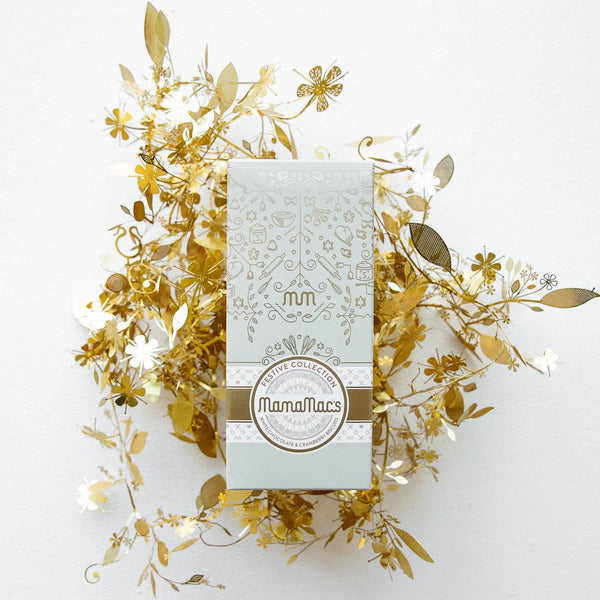 Mamamac's Festive Gift box - White Chocolate & Cranberry