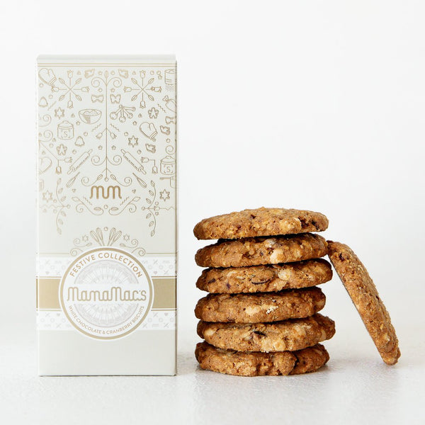 Mamamac's Festive Gift box - White Chocolate & Cranberry
