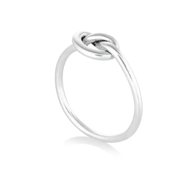 Ora Knot Silver Ring