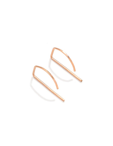 Dorus Mhor P Small Earrings - silver, gold and rose gold