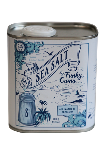 Funky Ouma Tin - Sea Salt in a tin 380g