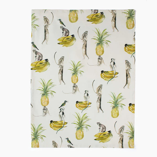 Wanderland Victoria Verbaan Monkey Tea Towel