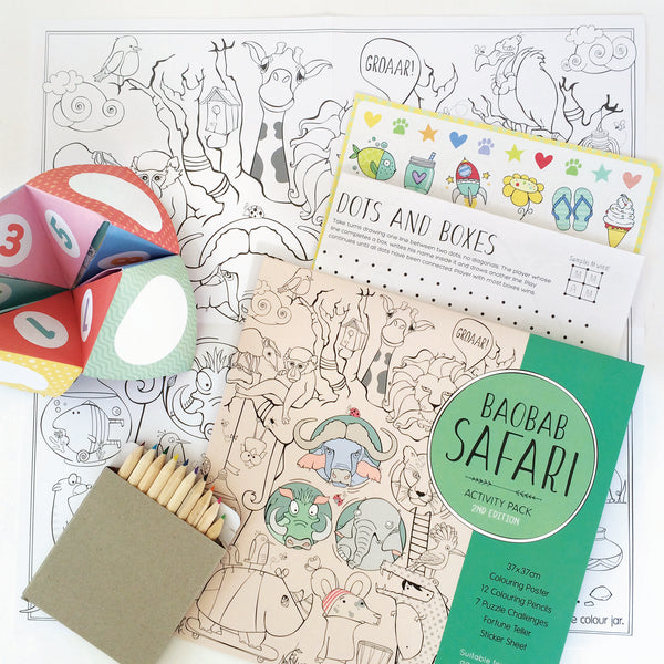 Creative Play ACTIVITY PACK - Boabab Safari