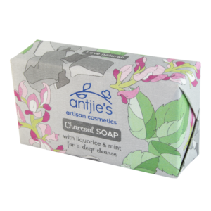 Antjies Charcoal Soap with Liquorice and Mint