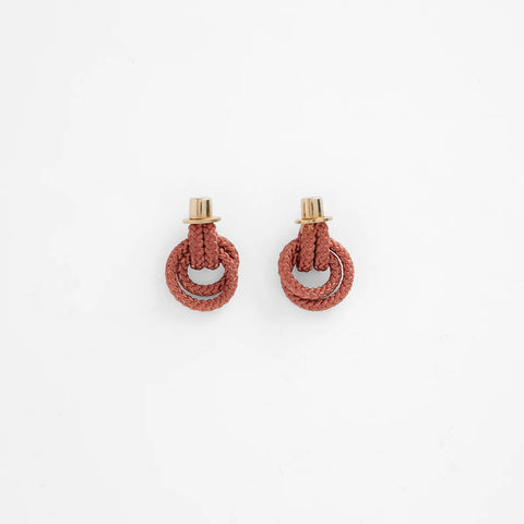 Pichulik Derja Knot earrings Copper