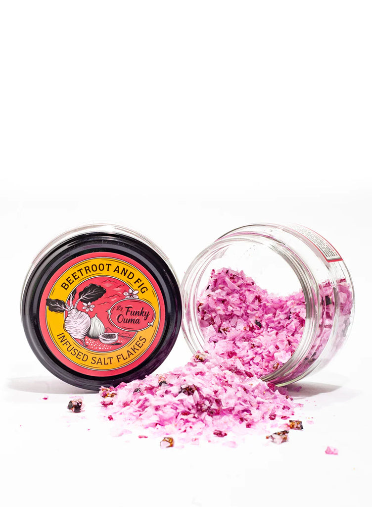 Funky Ouma Garnish Flakes - Beetroot & Purple Fig Salt